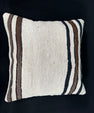 Turkish Hemp Pillow Cushion Natural Beige Brown Cushion Cover 20x20 #30669