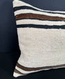 Turkish Hemp Pillow Cushion Natural Beige Brown Cushion Cover 20x20 #30669