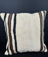 Turkish Hemp Pillow Cushion Natural Beige Brown Cushion Cover 20x20 #30669