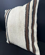 Turkish Hemp Pillow Cushion Natural Beige Brown Cushion Cover 20x20 #30669