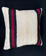 Turkish Hemp Pillow Cushion Natural Beige Black Cushion Cover 20x20 #30654