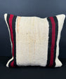 Turkish Hemp Pillow Cushion Natural Beige Black Cushion Cover 20x20 #30654