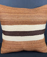 Turkish Hemp Pillow Cushion Natural Beige Brown Cushion Cover 20x20 #30653