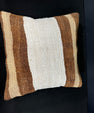 Turkish Hemp Pillow Cushion Natural Beige Brown Cushion Cover 20x20 #30596