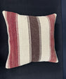 Turkish Hemp Pillow Cushion Natural Beige Red Cushion Cover 20x20 #30686