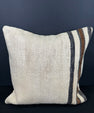 Turkish Hemp Pillow Cushion Natural Beige Black Cushion Cover 20x20 #30685