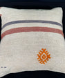 Turkish Hemp Pillow Cushion Natural Beige Red Cushion Cover 20x20 #30684