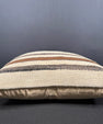 Turkish Hemp Pillow Cushion Natural Beige Black Cushion Cover 20x20 #30682
