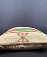 Turkish Hemp Pillow Cushion Natural Beige Red Cushion Cover 20x20 #30683