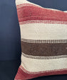 Turkish Hemp Pillow Cushion Natural Beige Red Cushion Cover 20x20 #30600