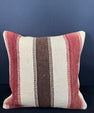 Turkish Hemp Pillow Cushion Natural Beige Red Cushion Cover 20x20 #30600