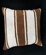 Turkish Hemp Pillow Cushion Natural Beige Brown Cushion Cover 20x20 #30592
