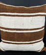 Turkish Hemp Pillow Cushion Natural Beige Brown Cushion Cover 20x20 #30592