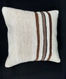 Turkish Hemp Pillow Cushion Natural Beige Brown Cushion Cover 20x20 #30681