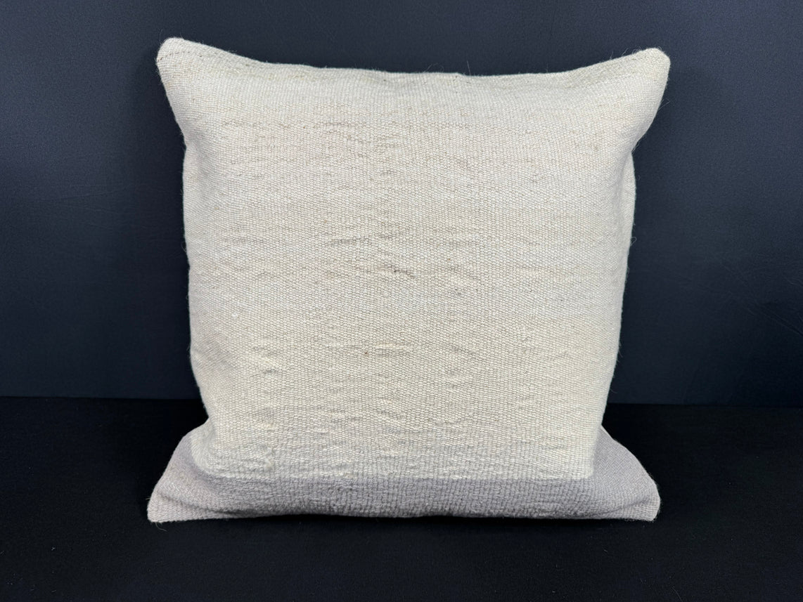 Turkish Hemp Pillow Cushion Natural Beige Light Gray Cushion Cover 20x20 #18183