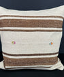 Turkish Hemp Pillow Cushion Natural Beige Brown Cushion Cover 20x20 #18167