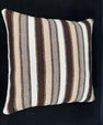 Turkish Hemp Pillow Cushion Natural Beige Brown Cushion Cover 20x20 #18187