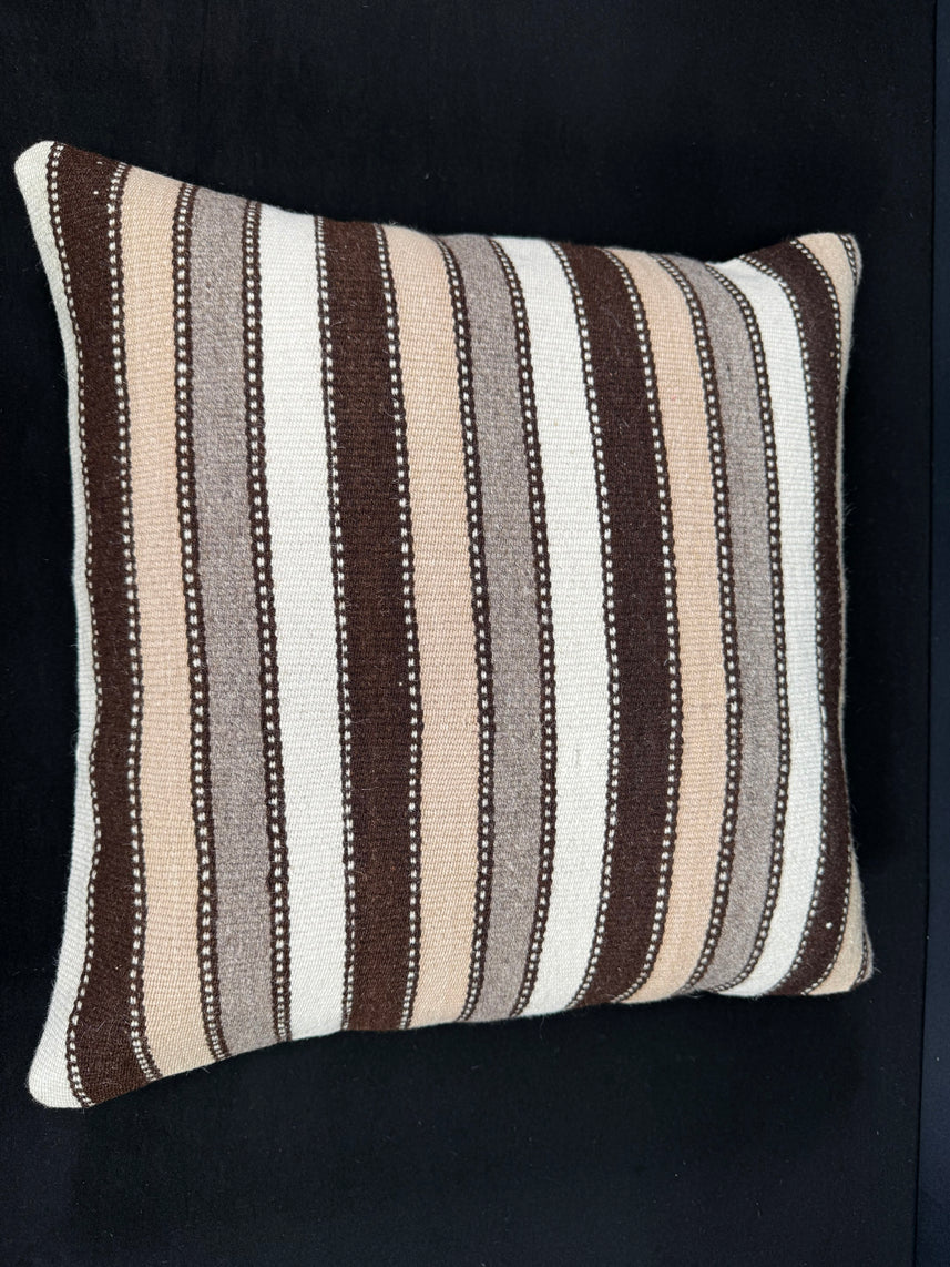 Turkish Hemp Pillow Cushion Natural Beige Brown Cushion Cover 20x20 #18187