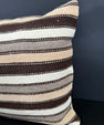Turkish Hemp Pillow Cushion Natural Beige Brown Cushion Cover 20x20 #18187