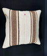 Turkish Hemp Pillow Cushion Natural Beige Brown Cushion Cover 20x20 #18172