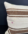 Turkish Hemp Pillow Cushion Natural Beige Brown Cushion Cover 20x20 #18172