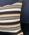 Turkish Hemp Pillow Cushion Natural Beige Brown Cushion Cover 20x20 #18178