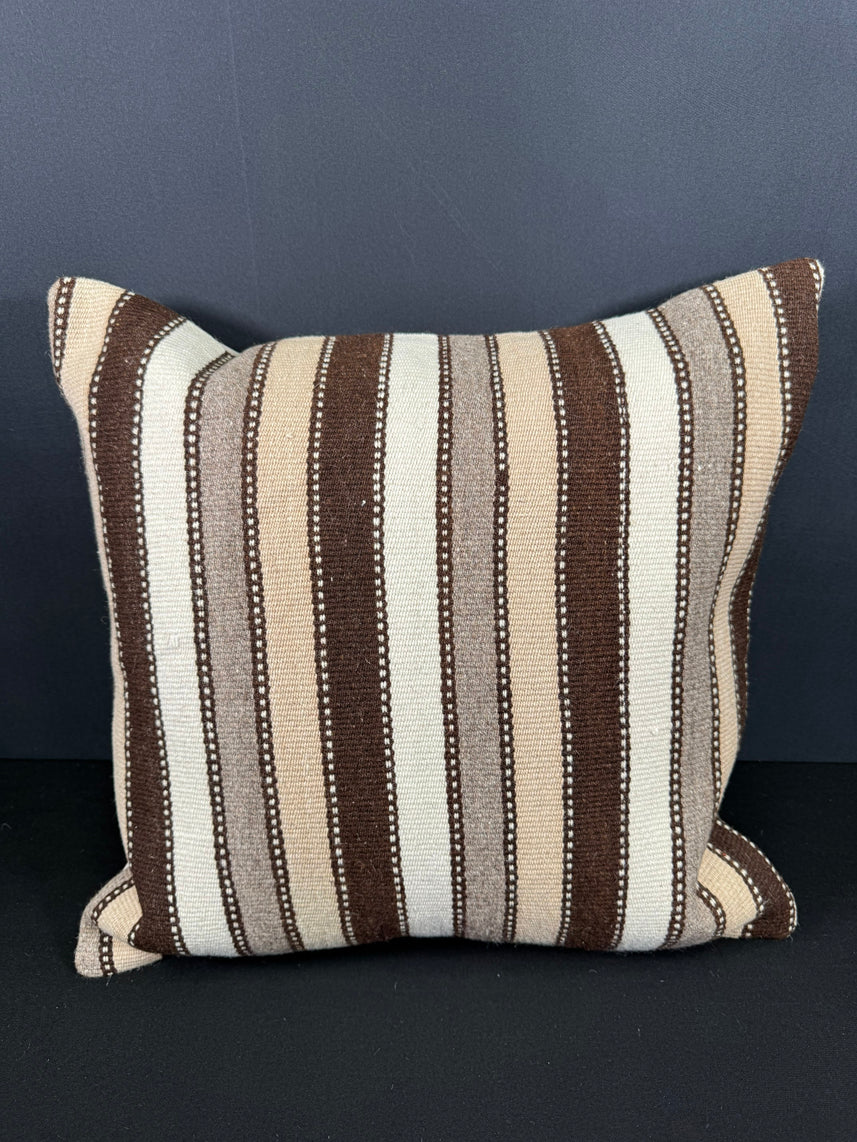 Turkish Hemp Pillow Cushion Natural Beige Brown Cushion Cover 20x20 #18178