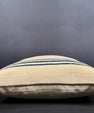 Turkish Hemp Pillow Cushion Natural Beige Blue Cushion Cover 20x20 #18176