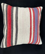 Turkish Hemp Pillow Cushion Natural Beige Red Cushion Cover 20x20 #18152