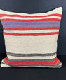 Turkish Hemp Pillow Cushion Natural Beige Red Cushion Cover 20x20 #18152