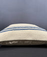 Turkish Hemp Pillow Cushion Natural Beige Blue Cushion Cover 20x20 #18166