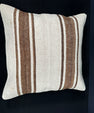 Turkish Hemp Pillow Cushion Natural Beige Brown Cushion Cover 20x20 #18184