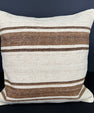 Turkish Hemp Pillow Cushion Natural Beige Brown Cushion Cover 20x20 #18184