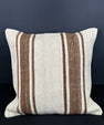 Turkish Hemp Pillow Cushion Natural Beige Brown Cushion Cover 20x20 #18184