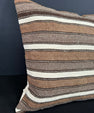 Turkish Hemp Pillow Cushion Natural Beige Brown Cushion Cover 20x20 #18193