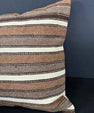 Turkish Hemp Pillow Cushion Natural Beige Brown Cushion Cover 20x20 #18193