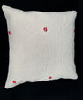 Turkish Hemp Pillow Cushion Natural Beige Red Cushion Cover 20x20 #18173