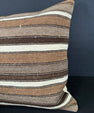 Turkish Hemp Pillow Cushion Natural Beige Brown Cushion Cover 20x20 #18190