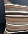 Turkish Hemp Pillow Cushion Natural Beige Brown Cushion Cover 20x20 #18188