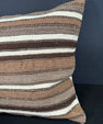 Turkish Hemp Pillow Cushion Natural Beige Brown Cushion Cover 20x20 #18188