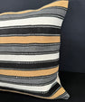 Turkish Hemp Pillow Cushion Natural Beige Black Cushion Cover 20x20 #18169