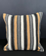 Turkish Hemp Pillow Cushion Natural Beige Black Cushion Cover 20x20 #18169