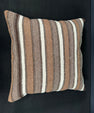 Turkish Hemp Pillow Cushion Natural Beige Brown Cushion Cover 20x20 #18145
