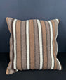 Turkish Hemp Pillow Cushion Natural Beige Brown Cushion Cover 20x20 #18145