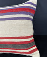 Turkish Hemp Pillow Cushion Natural Beige Red Cushion Cover 20x20 #18151