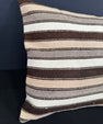 Turkish Hemp Pillow Cushion Natural Beige Brown Cushion Cover 20x20 #18142