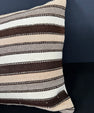 Turkish Hemp Pillow Cushion Natural Beige Brown Cushion Cover 20x20 #18142