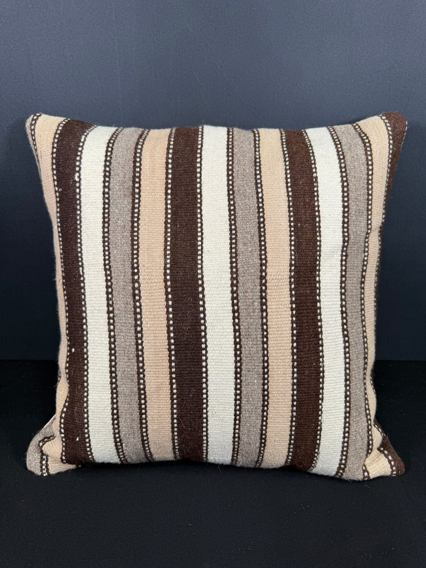 Turkish Hemp Pillow Cushion Natural Beige Brown Cushion Cover 20x20 #18142