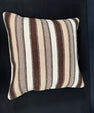 Turkish Hemp Pillow Cushion Natural Beige Brown Cushion Cover 20x20 #18161