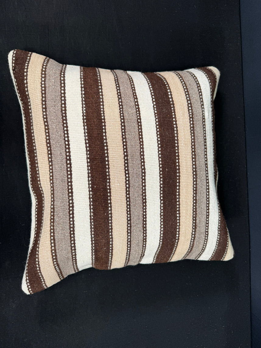 Turkish Hemp Pillow Cushion Natural Beige Brown Cushion Cover 20x20 #18161